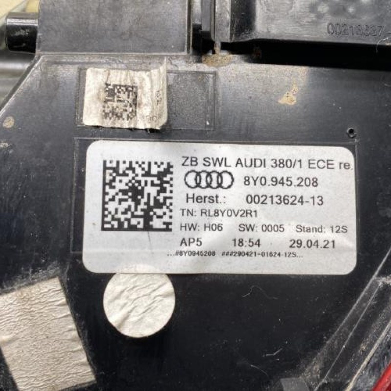 Feu arriere principal droit (feux) AUDI A3 4 Photo n°4