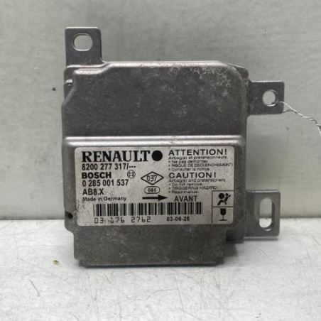 Boitier air bag RENAULT CLIO 2 Photo n°1