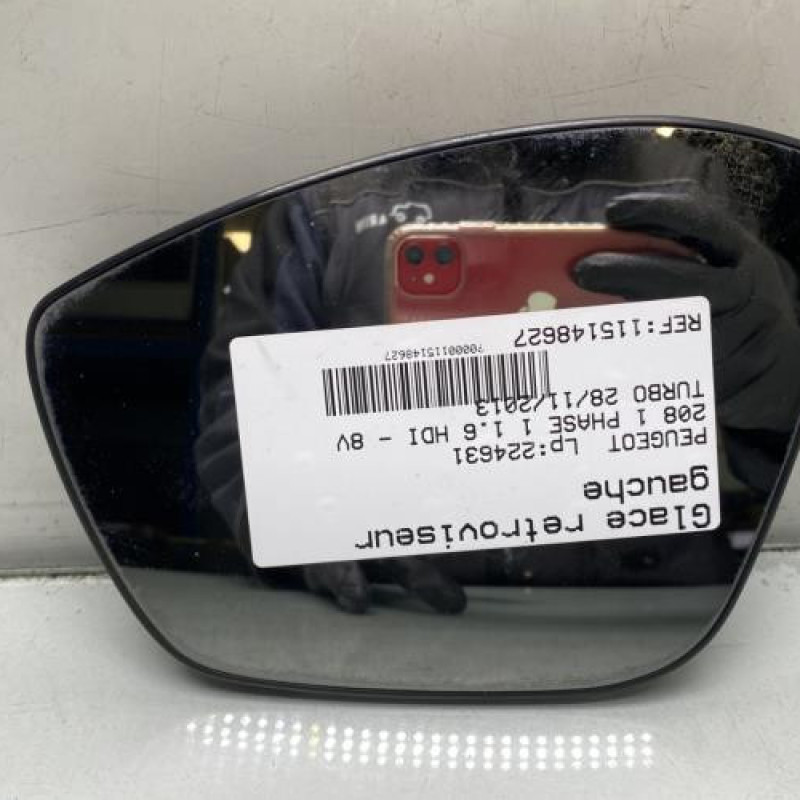Glace retroviseur gauche PEUGEOT 208 1 Photo n°1