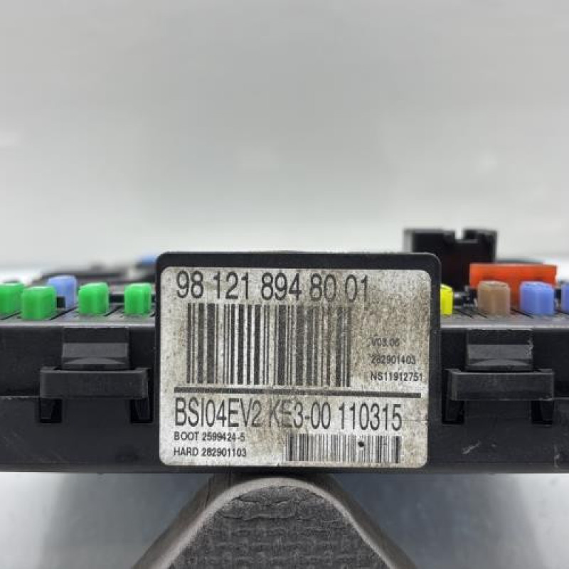 Boitier BSI PEUGEOT PARTNER 2 Photo n°2