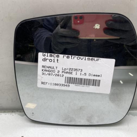 Glace retroviseur droit RENAULT KANGOO 2 Photo n°1