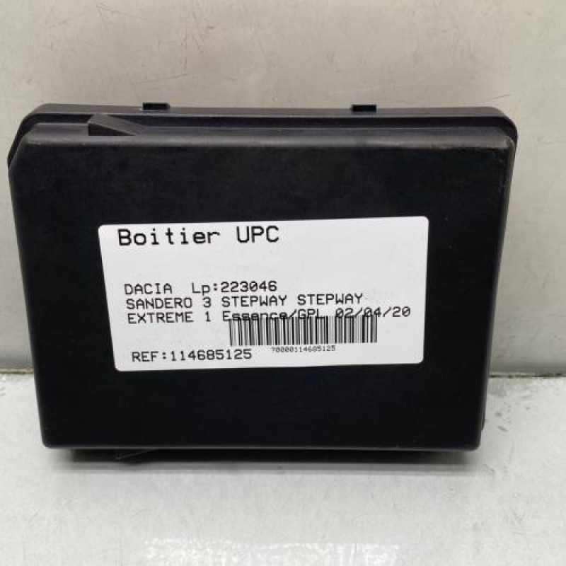 Boitier UPC DACIA SANDERO 3 STEPWAY Photo n°3