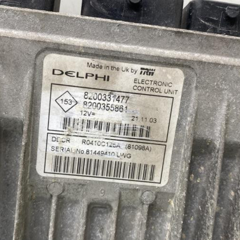 Calculateur moteur RENAULT KANGOO 1 Photo n°5
