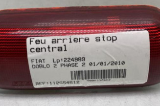 Feu arriere stop central FIAT DOBLO 2 Photo n°1