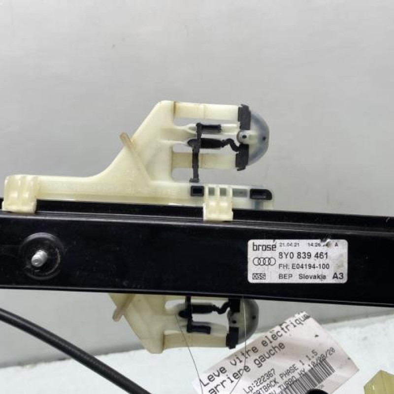 Leve vitre electrique arriere gauche AUDI A3 4 Photo n°6