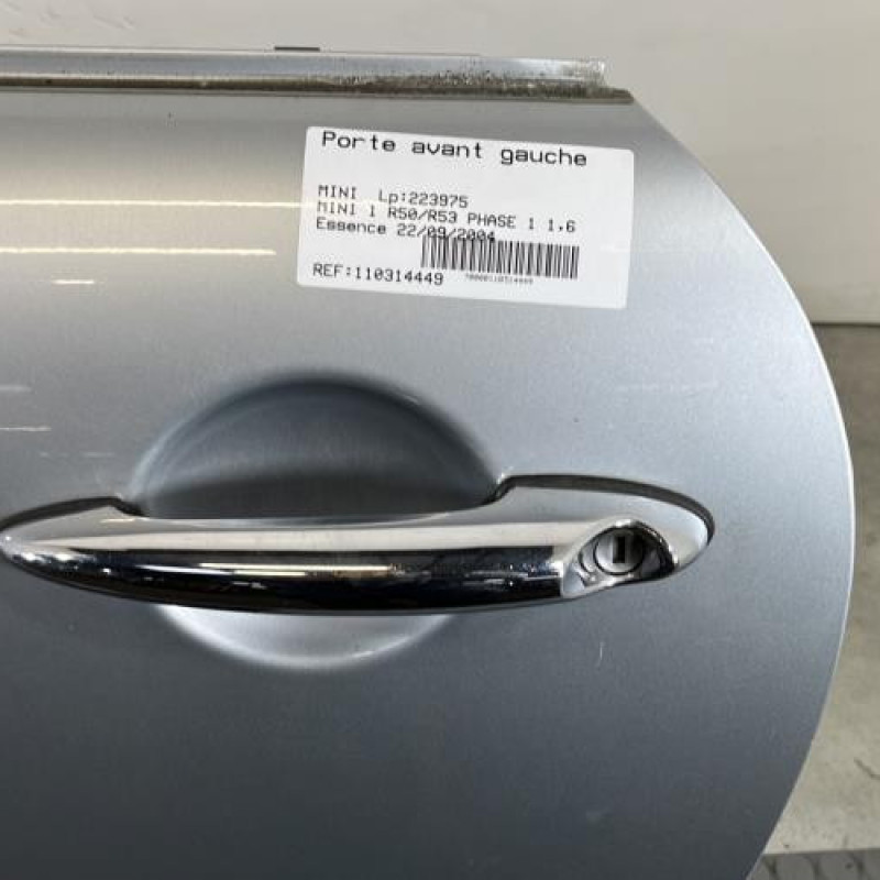 Porte avant gauche MINI MINI 1 R50/R53 Photo n°2