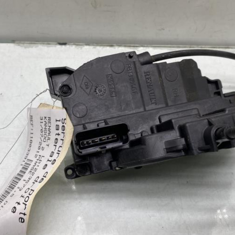 Serrure de porte laterale droite RENAULT KANGOO 2 Photo n°4