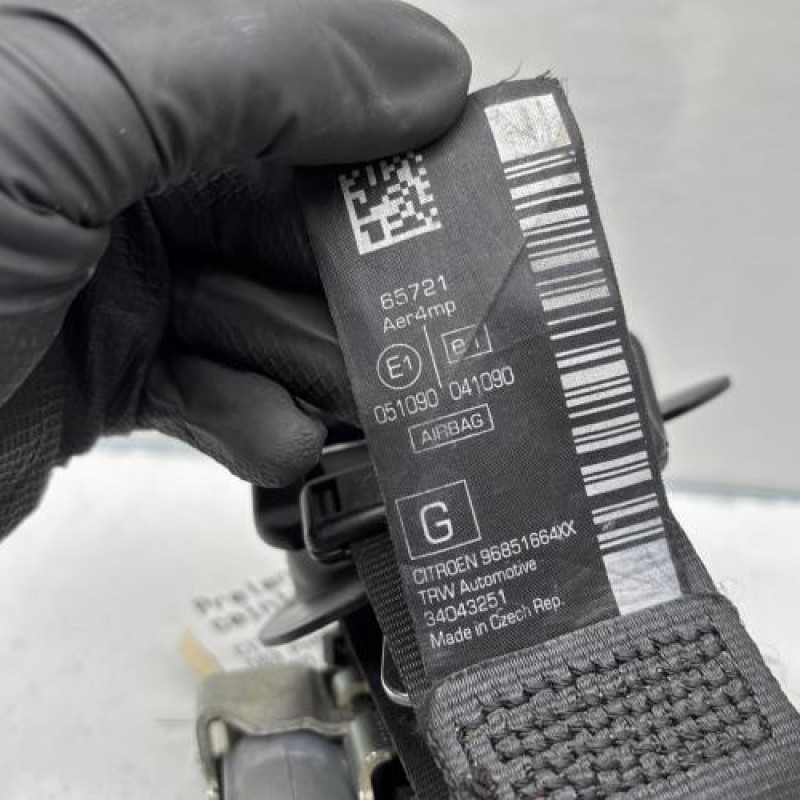 Pretensionneur de ceinture avant gauche CITROEN DS3 Photo n°4