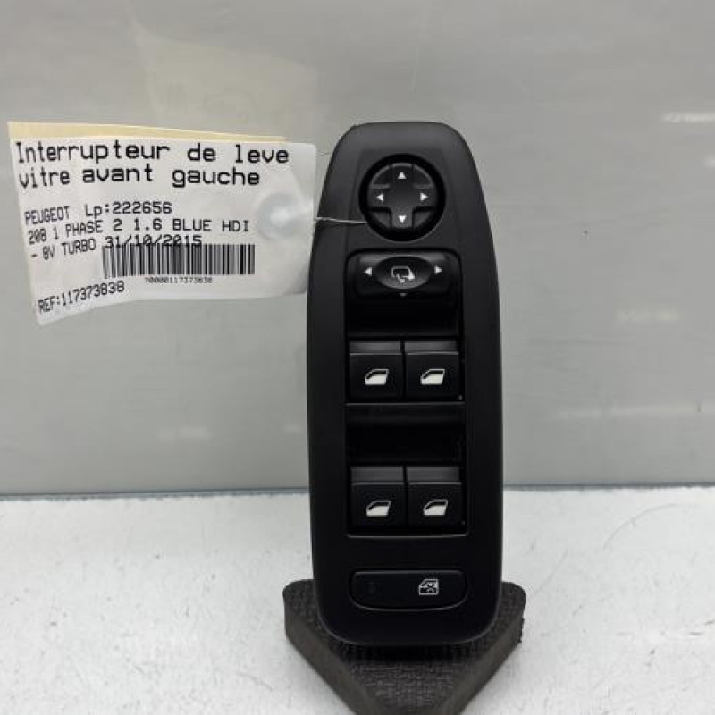 Interrupteur de leve vitre avant gauche PEUGEOT 208 1 Photo n°1