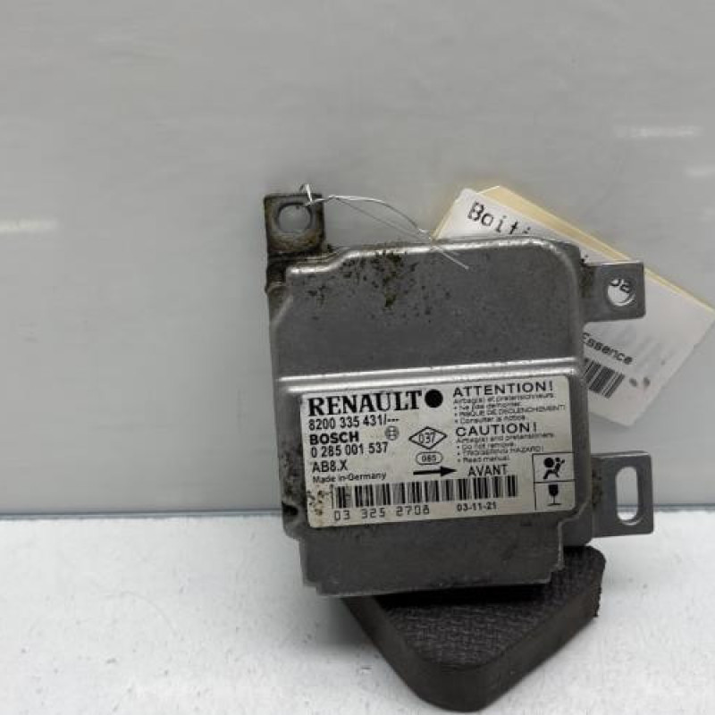 Boitier air bag RENAULT CLIO 2 Photo n°1