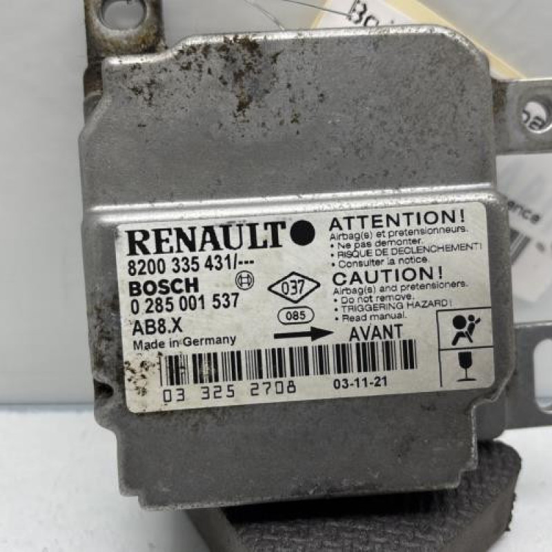 Boitier air bag RENAULT CLIO 2 Photo n°2