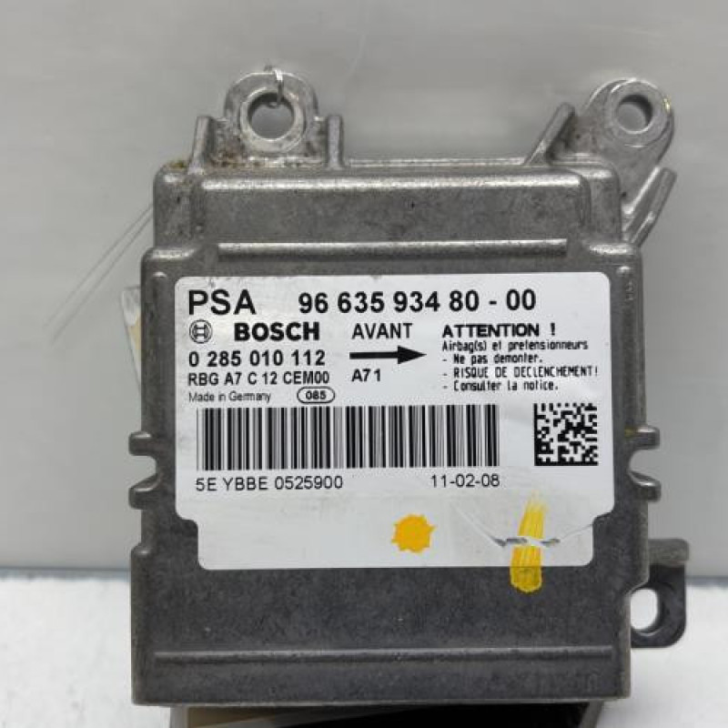 Boitier air bag PEUGEOT 207 Photo n°2