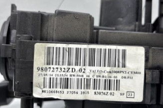 Com (Bloc Contacteur Tournant+Commodo Essuie Glace+Commodo Phare) PEUGEOT 308 2