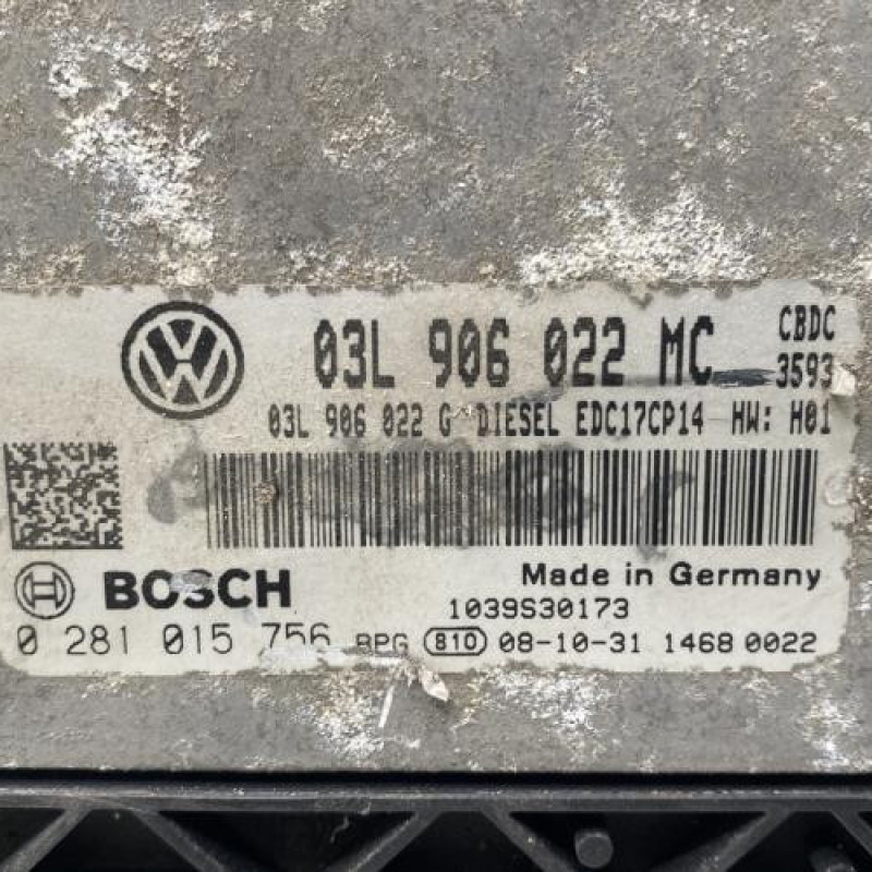Calculateur moteur VOLKSWAGEN GOLF 6 Photo n°2