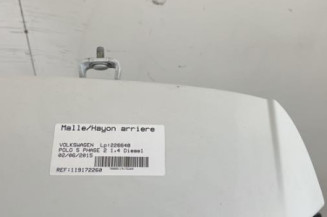 Malle/Hayon arriere VOLKSWAGEN POLO 5