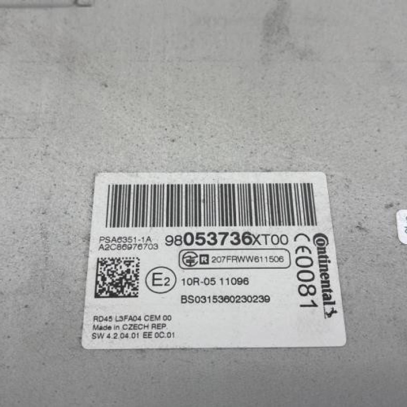 Autoradio d'origine DS DS3 Photo n°3