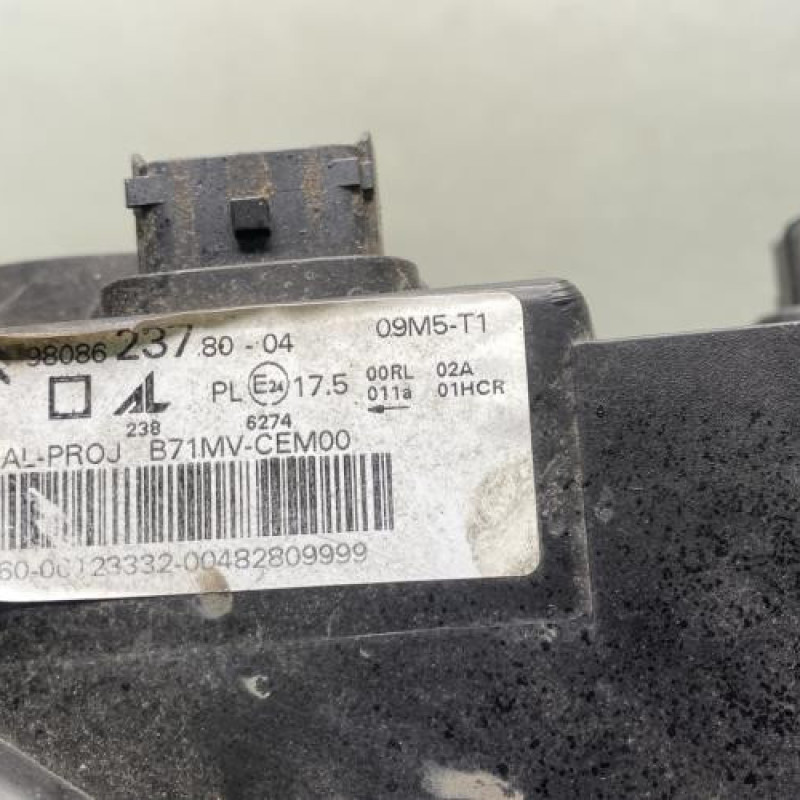 Optique avant principal droit (feux)(phare) CITROEN C4 2 Photo n°4