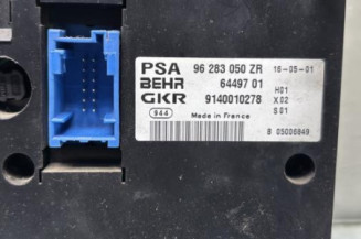 Commande chauffage PEUGEOT 206