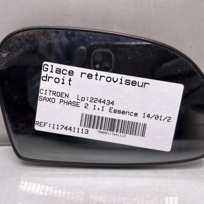 Glace retroviseur droit CITROEN SAXO Photo n°1