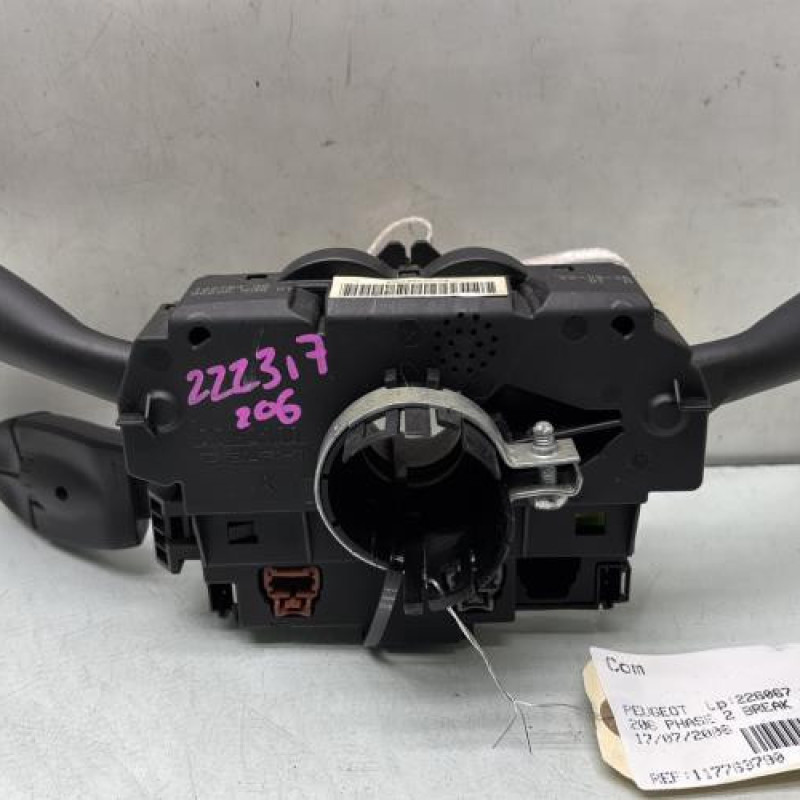 Com (Bloc Contacteur Tournant+Commodo Essuie Glace+Commodo Phare) PEUGEOT 206 Photo n°5