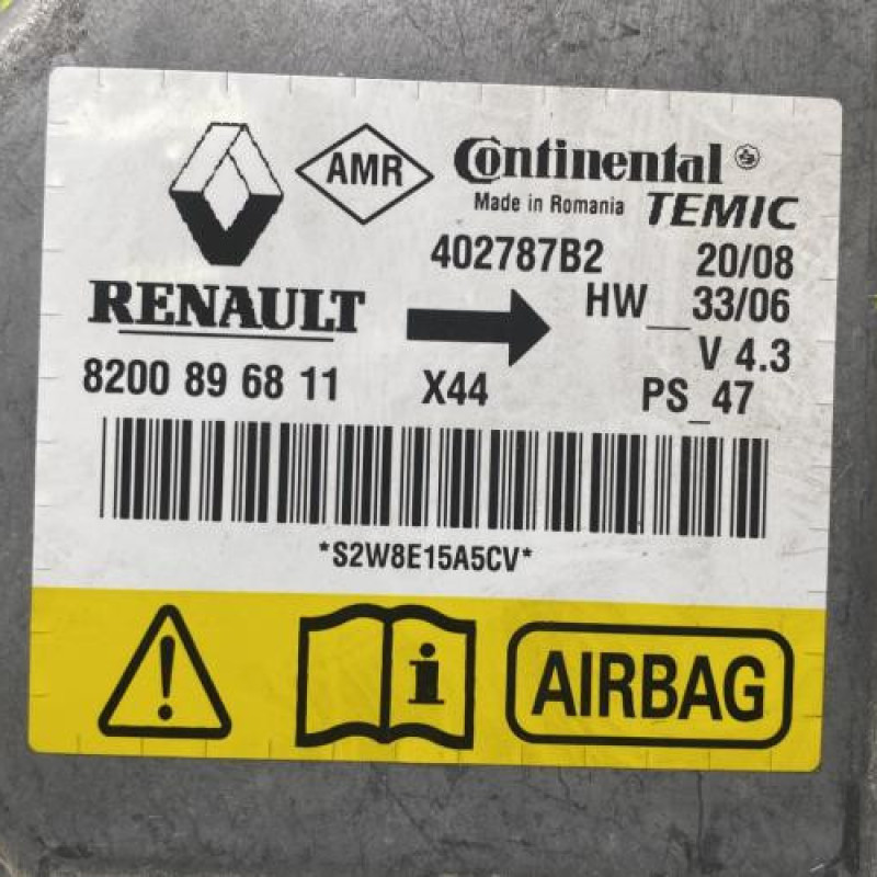 Boitier air bag RENAULT TWINGO 2 Photo n°2