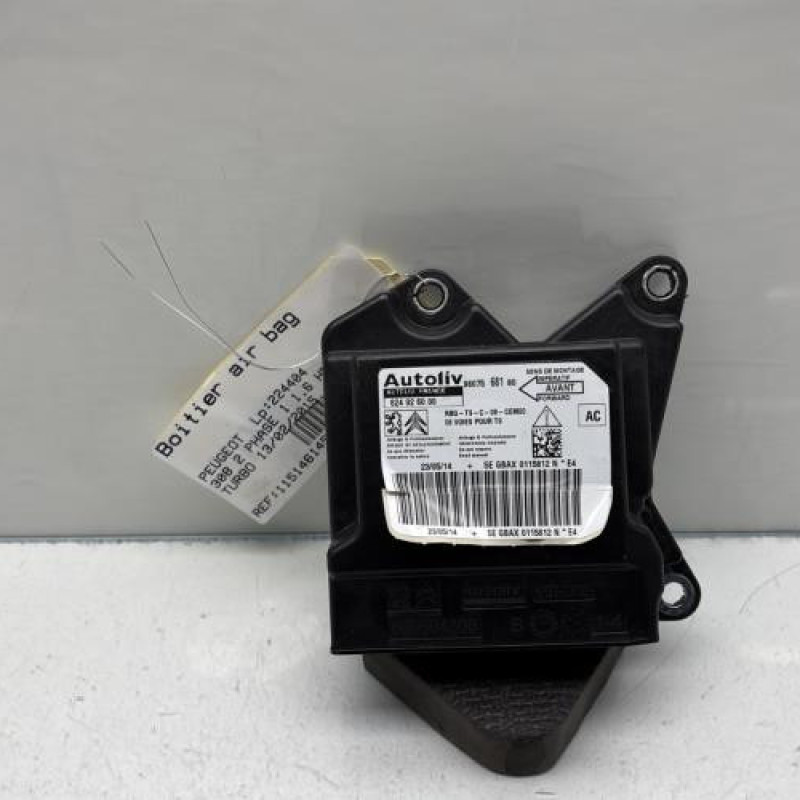 Boitier air bag PEUGEOT 308 2 Photo n°1