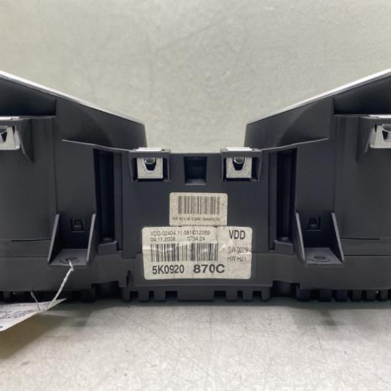 Compteur VOLKSWAGEN GOLF 6 Photo n°3