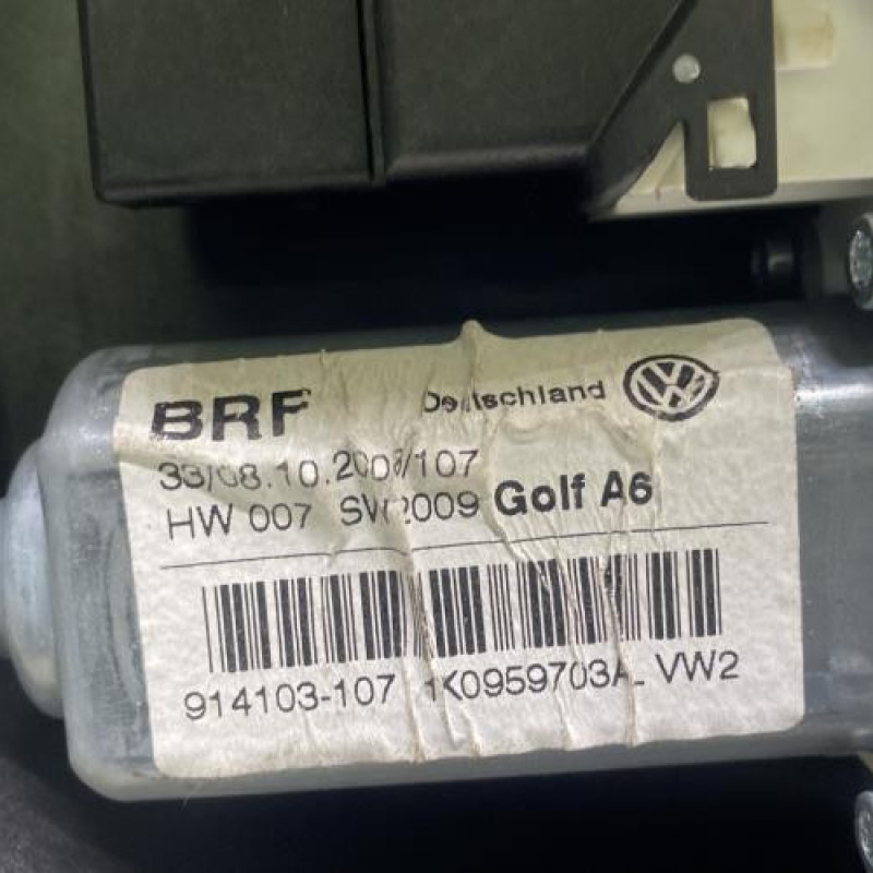 Leve vitre electrique arriere gauche VOLKSWAGEN GOLF 6 Photo n°3