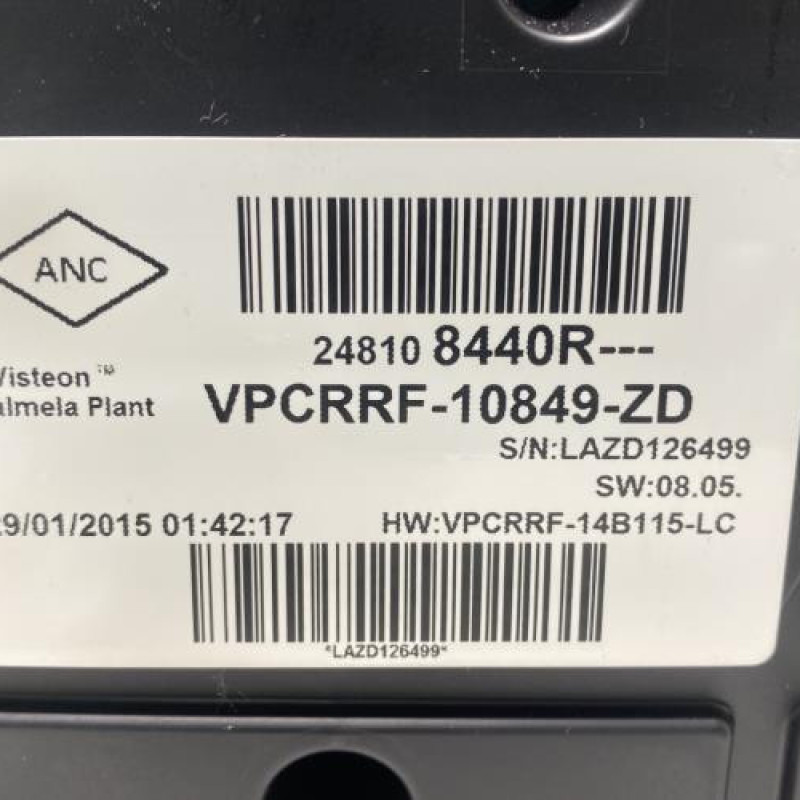 Compteur RENAULT CLIO 4 Photo n°5