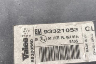 Optique avant principal droit (feux)(phare) OPEL MERIVA A