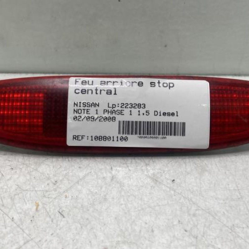 Feu arriere stop central NISSAN NOTE 1 Photo n°1