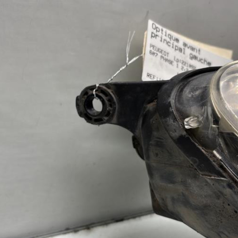 Optique avant principal gauche (feux)(phare) PEUGEOT 607 Photo n°3