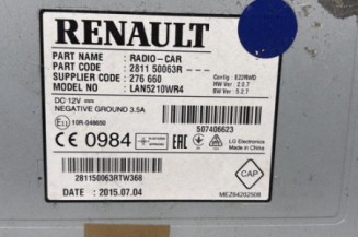 Autoradio d'origine RENAULT CLIO 4