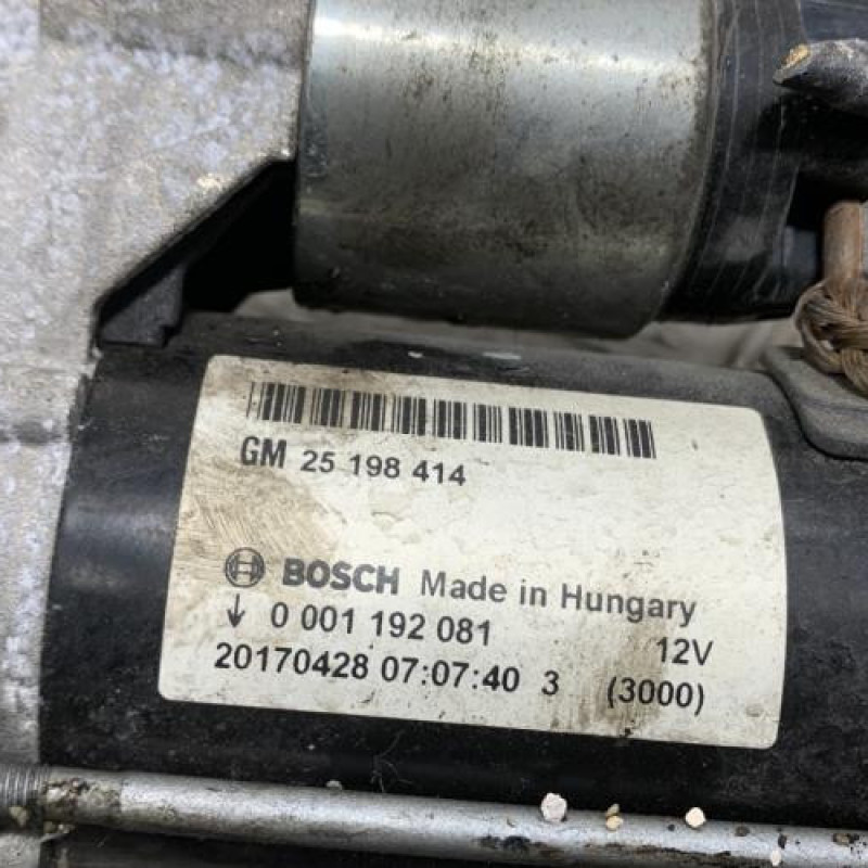 Demarreur OPEL CORSA E Photo n°2