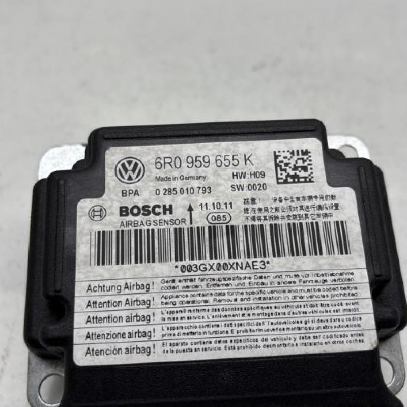 Boitier air bag VOLKSWAGEN POLO 5 Photo n°2