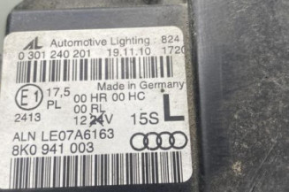 Optique avant principal gauche (feux)(phare) AUDI A4 3