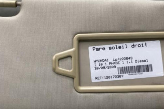 Pare soleil droit HYUNDAI I 10 1 Photo n°1