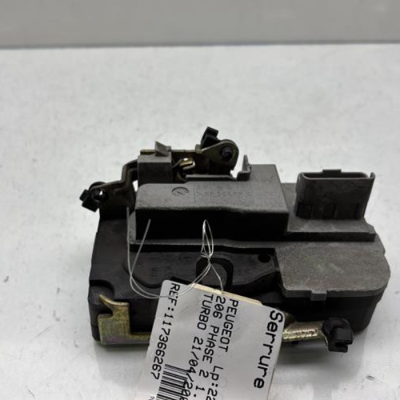 Serrure avant gauche PEUGEOT 206 Photo n°1