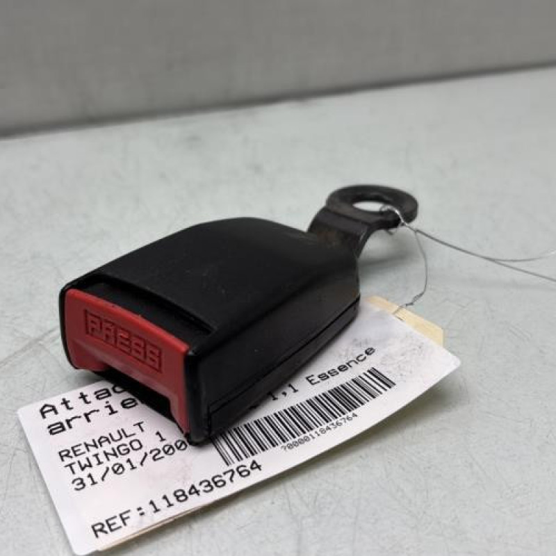 Attache ceinture arriere droit RENAULT TWINGO 1 Photo n°1