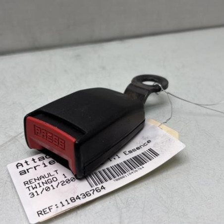 Attache ceinture arriere droit RENAULT TWINGO 1 Photo n°1