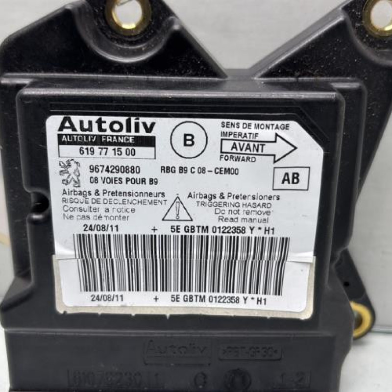 Boitier air bag CITROEN BERLINGO 2 Photo n°2