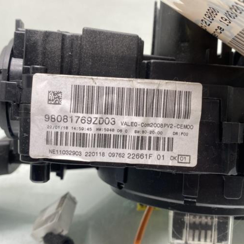 Com (Bloc Contacteur Tournant+Commodo Essuie Glace+Commodo Phare) PEUGEOT 2008 1 Photo n°7