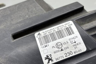 Optique avant principal gauche (feux)(phare) PEUGEOT 308 2