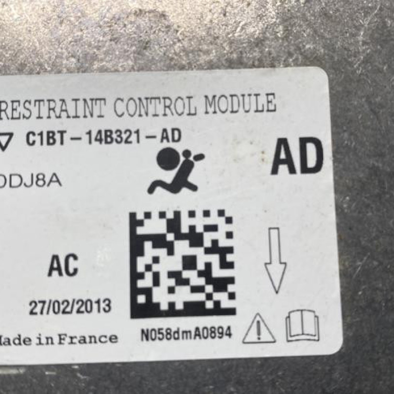 Boitier air bag FORD FIESTA 6 Photo n°4