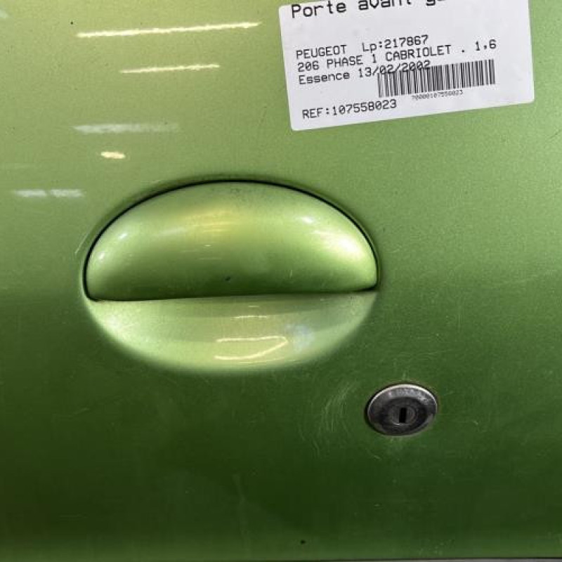 Porte avant gauche PEUGEOT 206 Photo n°3