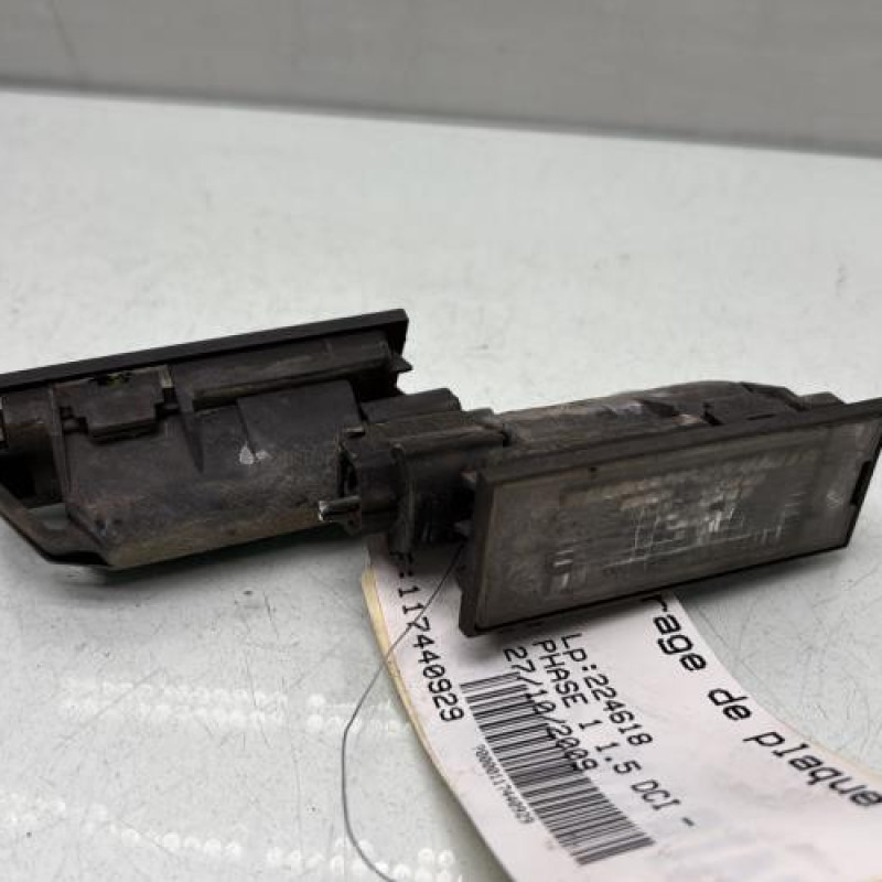 Eclairage de plaque RENAULT MEGANE 3 Photo n°3