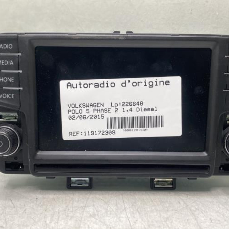 Autoradio d'origine VOLKSWAGEN POLO 5 Photo n°1