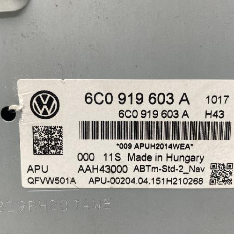 Autoradio d'origine VOLKSWAGEN POLO 5 Photo n°3