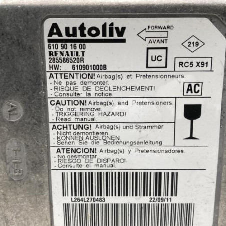 Boitier air bag RENAULT LAGUNA 3