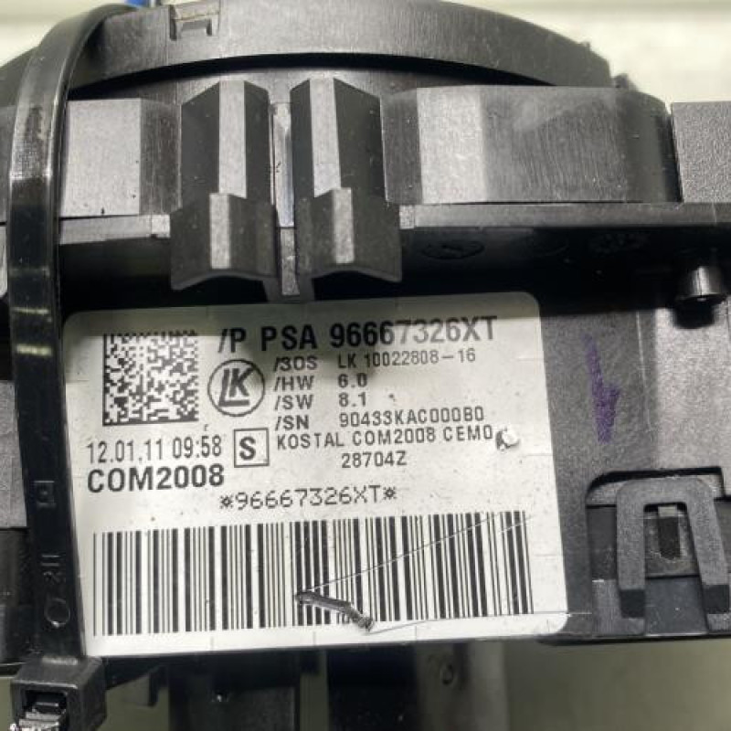 Com (Bloc Contacteur Tournant+Commodo Essuie Glace+Commodo Phare) CITROEN DS3 Photo n°4